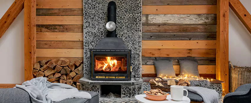 Thelin Hearth Products Direct Vent Gas Stove Fireplace Inspection in Campbell, California